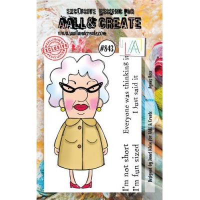 AALL & Create Clear Stamps Nr. 843 - Agnes Rose