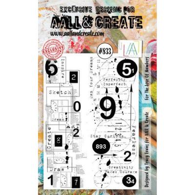 AALL & Create Clear Stamps Nr. 833 - For The Love Of Numbers