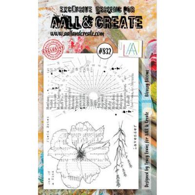 AALL & Create Clear Stamps Nr. 832 - Blousey Blooms