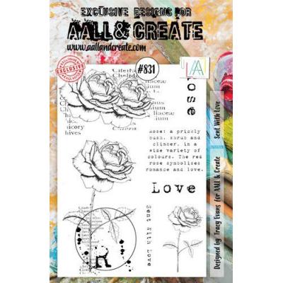 AALL & Create Clear Stamps Nr. 831 - Sent With Love