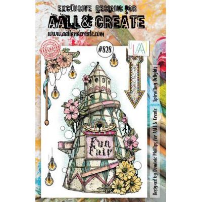 AALL & Create Clear Stamps Nr. 828 - Spiralling Delights