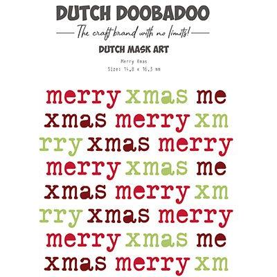 Dutch DooBaDoo Dutch Mask Art - Merry X-mas