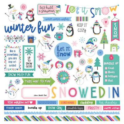 Photoplay Paper Snow Day Sticker - Elements