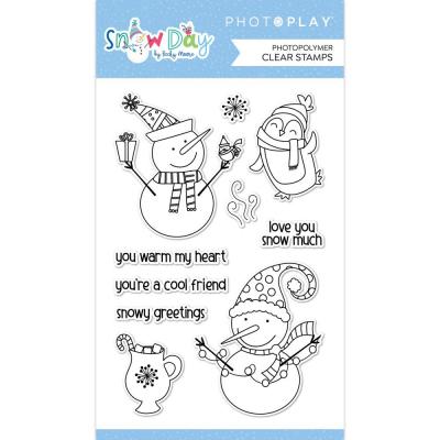 PhotoPlay Snow Day Clear Stamps - Snow Day