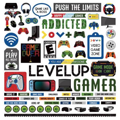 PhotoPlay Paper Gamer Sticker - Elements