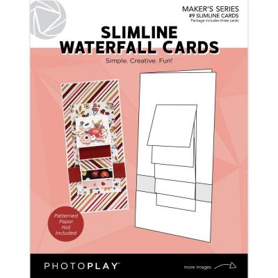 PhotoPlay Paper Karten- Slimline Waterfall Cards