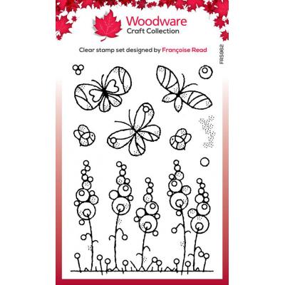 Creative Expressions Woodware Craft Collection Clear Stamps - Garden Border