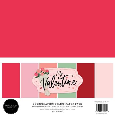 Carta Bella My Valentine Carstock - Solids Kit