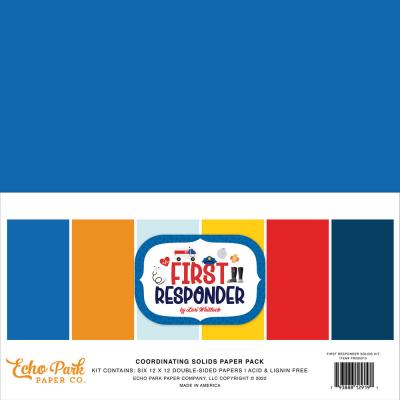 Echo Park First Responder Carstock - Solids Kit