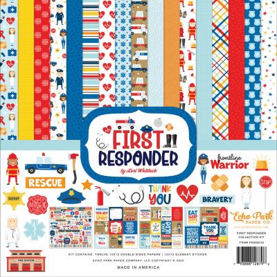 Echo Park First Responder Designpapiere - Collection Kit