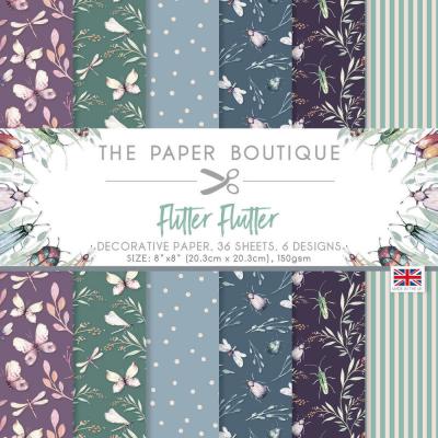 The Paper Boutique Flitter Flutter Designpapiere - Decorative Paper
