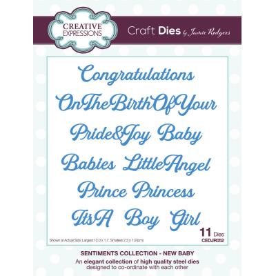 Creative Expressions Craft Dies - New Baby