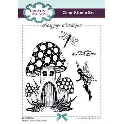 Creative Expressions Designer Boutique Clear Stamps - Mush-Room With A View