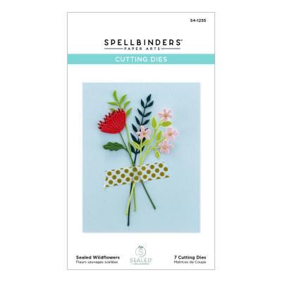 Spellbinders Etched Dies - Sealed Wildflowers