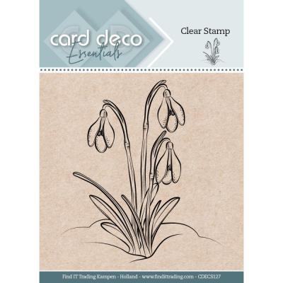 Find It Trading Precious Marieke Purple Passion Clear Stamp - Snowdrop