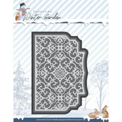 Find It Trading Jeanine's Art Winter Garden Dies - Snowflake Border