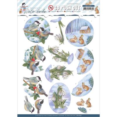 Find It Trading Jeanine's Art Winter Garden Punchout Sheet - Snow Drop
