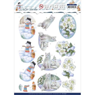 Find It Trading Jeanine's Art Winter Garden Punchout Sheet - Helleborus