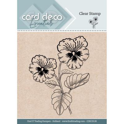Find It Trading Precious Marieke Purple Passion Clear Stamp - Pansy
