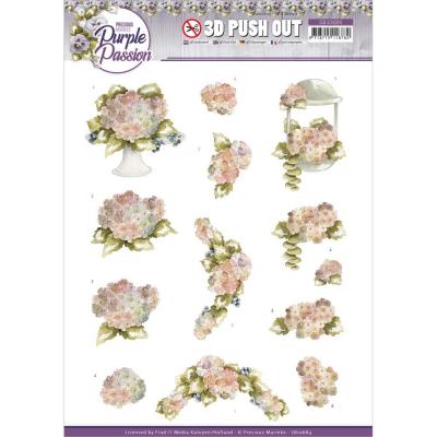 Find It Trading Precious Marieke Purple Punchout Sheet Passion - Pale Hydrangea