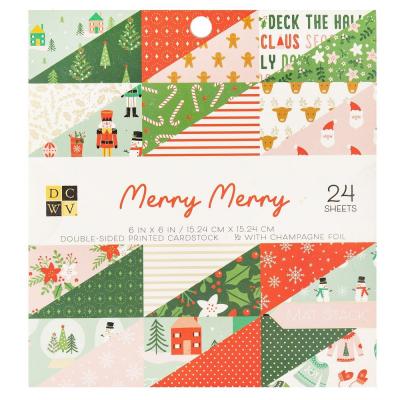DCWV Merry Merry Designpapiere - Paper Pad