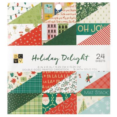 DCWV Holiday Delight Designpapiere - Paper Pad
