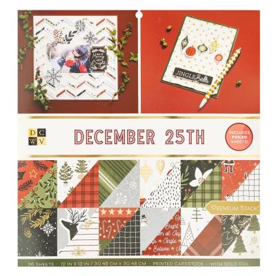 DCWV December 25th Designpapiere - Paper Pad