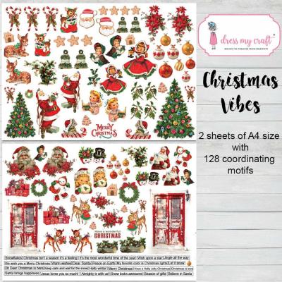 Dress My Crafts Christmas Vibes Ausschneidebogen - Image Sheet