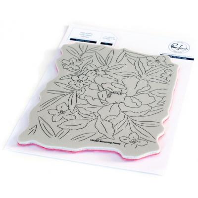 Pinkfresh Studio Rubber Stamp - Blooming Peony