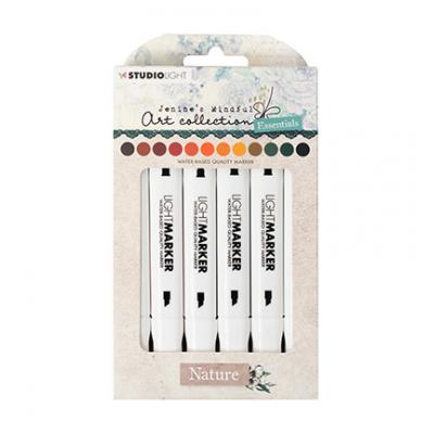 StudioLight Jenine‘s Mindful Art Aquarellfarben - Light Marker Kits