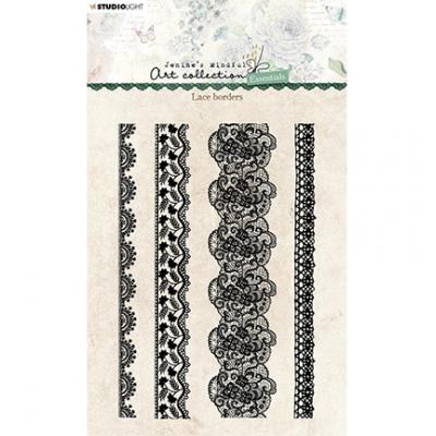 StudioLight Jenine's Mindfull Art Essentials Nr.212 Clear Stamps - Lace Borders