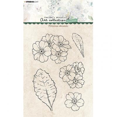 StudioLight Jenine's Mindfull Art Essentials Nr.139 Clear Stamps - Primrose Elements