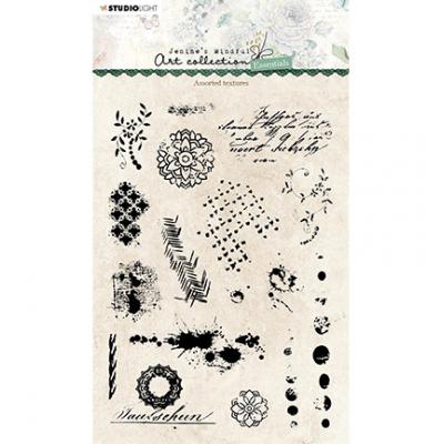 StudioLight Jenine's Mindfull Art Essentials Nr.110 Clear Stamps - Assorted Textures