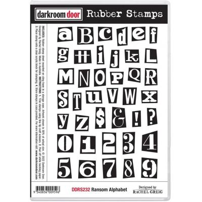 Darkroom Door Cling Stamp - Ransom Alphabet