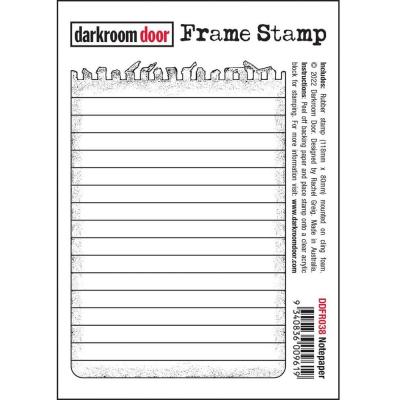 Darkroom Door Cling Stamps - Notepaper