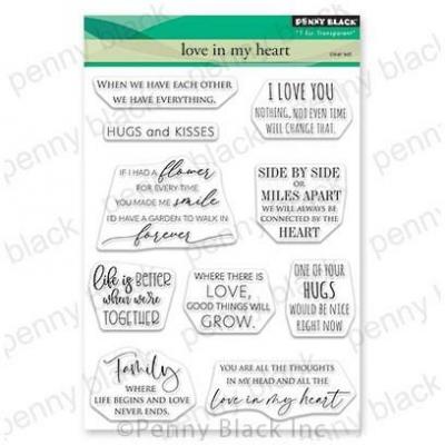 Penny Black Clear Stamps - Love In My Heart