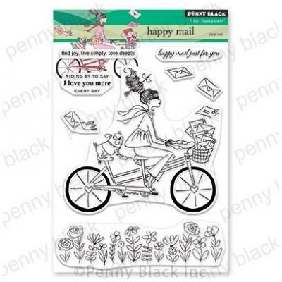 Penny Black Clear Stamps - Happy Mail
