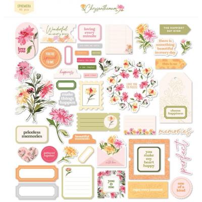 Pinkfresh Studio Chrysanthemum Die Cuts - Ephemera