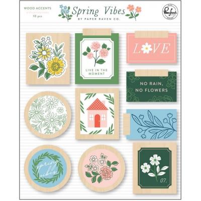 Pinkfresh Studio Spring Vibes Holz - Wood Accent