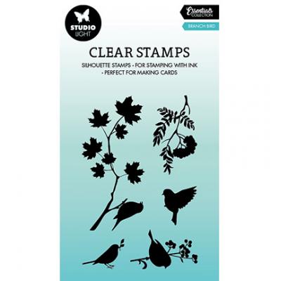 StudioLight Essentials Nr.386 Clear Stamps - Branch Bird