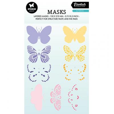 StudioLight Essentials Nr.171 Layered Stencil - Fly Butterfly