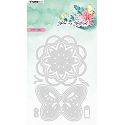 StudioLight Blooming Butterfly Nr. 482 Cutting Die - Shaker Labels