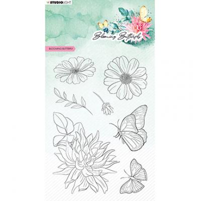 StudioLight Blooming Butterfly Nr.357 Clear Stamps - Blooming Butterfly