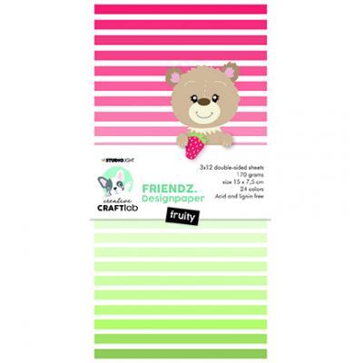 StudioLight Friendz Nr.80 Cardstock - Fruity