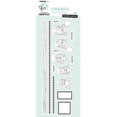 StudioLight Creative CraftLab Friendz Nr.348 Clear Stamps - Buddy's Party
