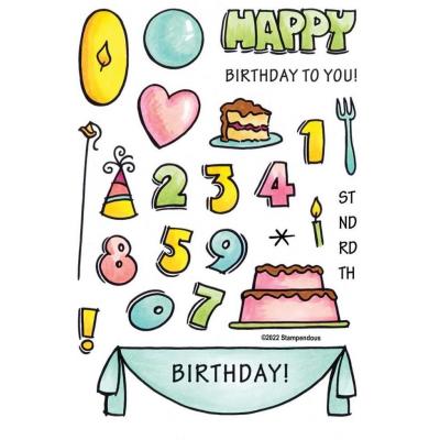 Stampendous Clear Stamps - Birthday