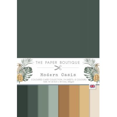 The Paper Boutique Modern Oasis Cardstock - Coloured Card Collection