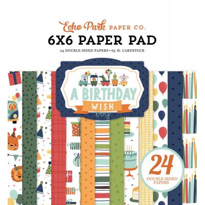 Echo Park A Birthday Wish Boy Designpapiere - Paper Pad