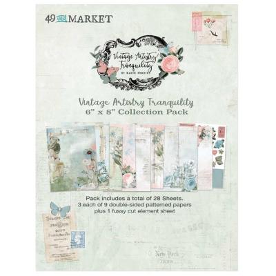 49 and Market Vintage Artistry Tranquility Designpapiere - Collection Pack