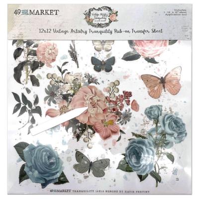 49 And Marke Vintage Artistry Tranquility Sticker - Rub-Ons